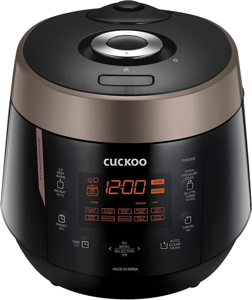 CUCKOO CRP-P0609S 6-Cup (Uncooked) Pressure Rice Cooker
