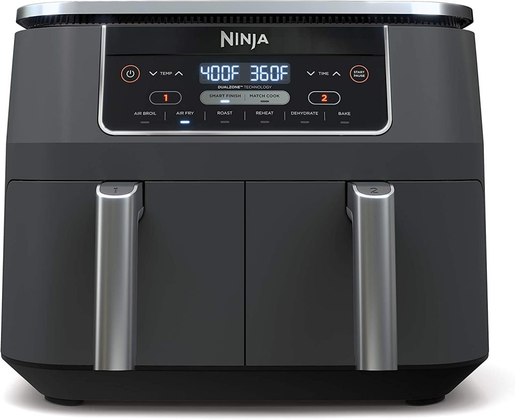 Ninja DZ201 Foodi 8 Quart Dual Zone Air Fryer