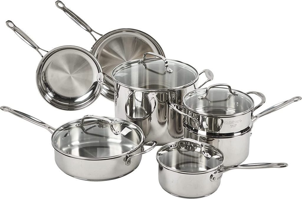 Cuisinart 77-11G Stainless Steel 11-Piece Set Chef's-Classic