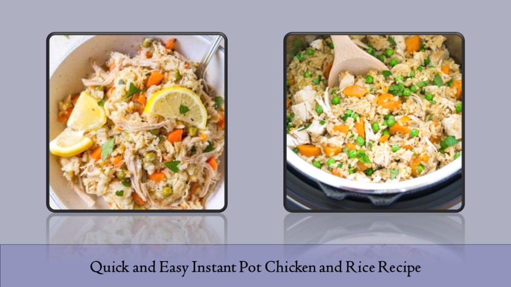 Instant Pot Chicken and Rice Recipe
