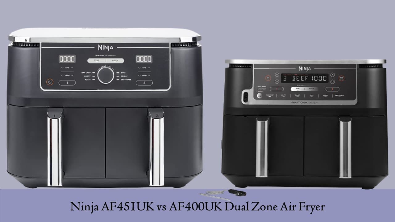 1280x720] Ninja Foodi MAX Dual Zone Large Air Fryer 9.5L AF400UK
