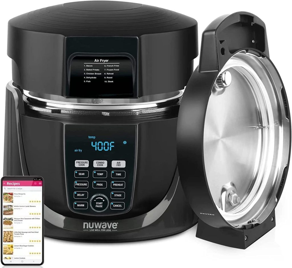 Nuwave Duet Pressure Cook and Air Fryer Combo