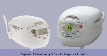 Zojirushi Neuro Fuzzy 5.5 vs 10 Cup Rice Cooker