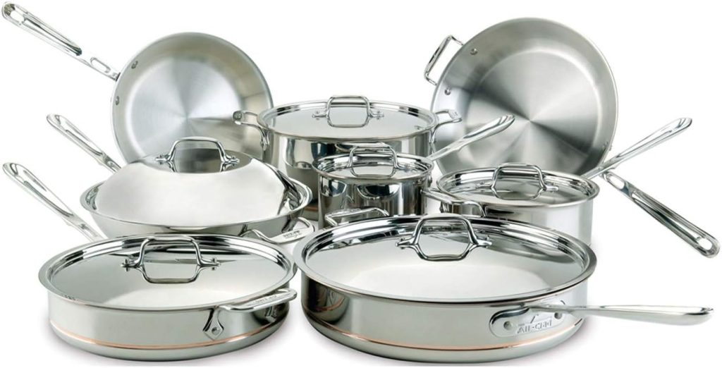All-Clad Copper Core 5-Ply Stainless Steel Cookware Set