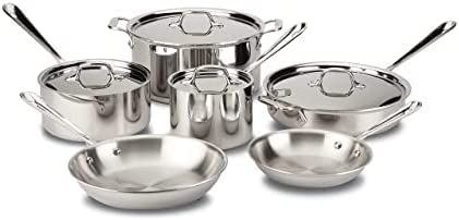 All-Clad D3 3-Ply Stainless Steel Cookware Set