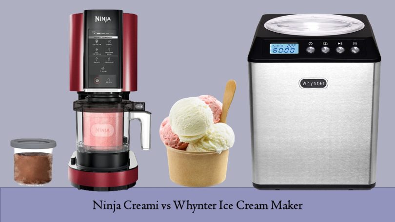 Ninja Creami vs Whynter Ice Cream Maker