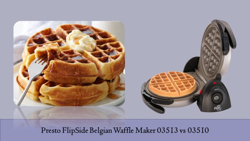 Presto FlipSide Belgian Waffle Maker 03513 vs 03510