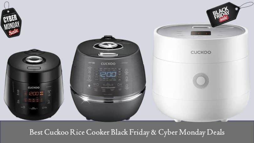 Cuckoo Rice Cooker Black Friday & Cyber Monday Deals