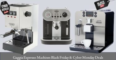 Gaggia Espresso Machines Black Friday & Cyber Monday Deals