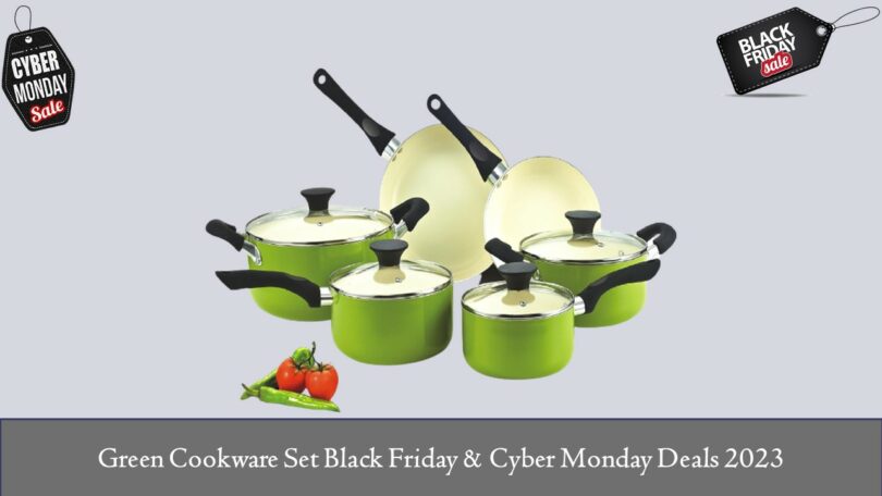 Green Cookware Set Black Friday & Cyber Monday