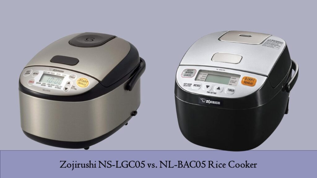 Zojirushi NS-LGC05 vs. NL-BAC05 Rice Cooker