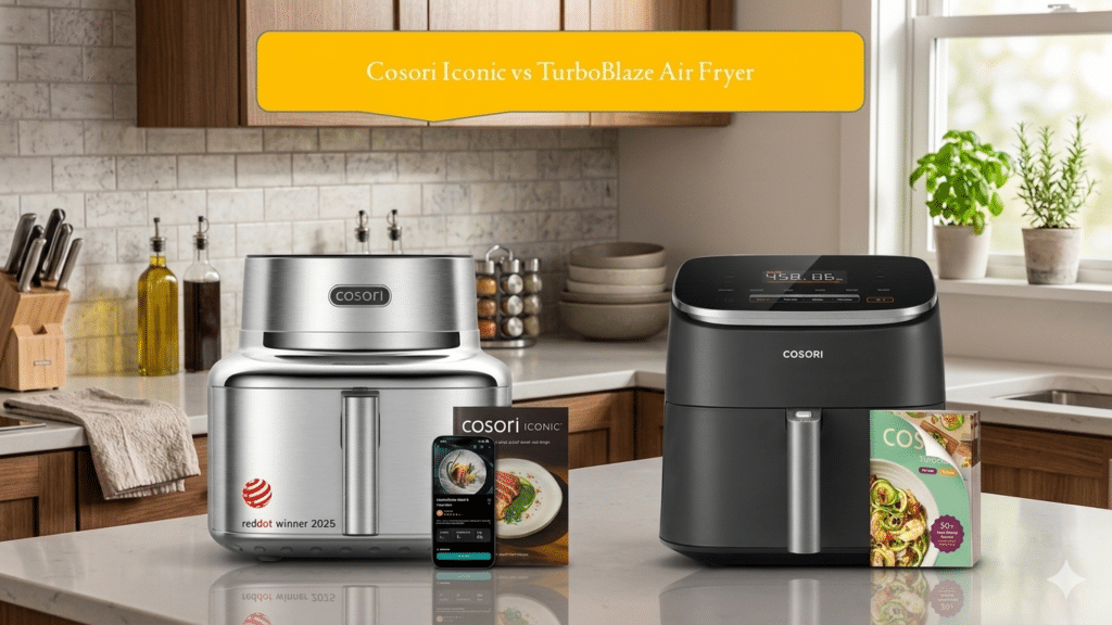Cosori Iconic vs TurboBlaze Air Fryer